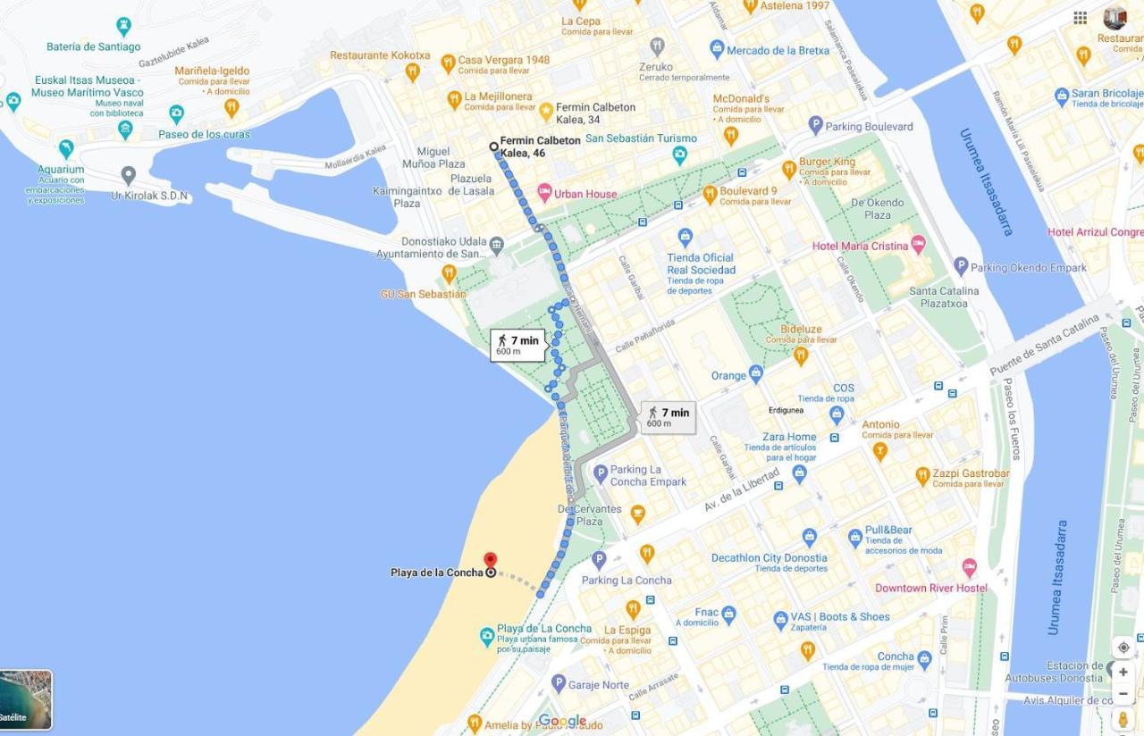 Apartamento Privado En El Corazon De La Parte Vieja ซานเซบาสเตียน ภายนอก รูปภาพ
